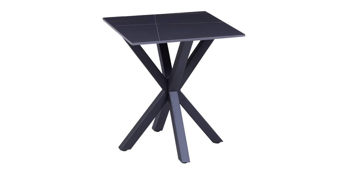 ΒΟΗΘΗΤΙΚΟ ΤΡΑΠΕΖΑΚΙ ΣΑΛΟΝΙΟΥ HM9471.04 BLACK MARBLE TOP-ΜΑΥΡΗ ΜΕΤΑΛ.ΒΑΣΗ 50x50x55Υεκ.