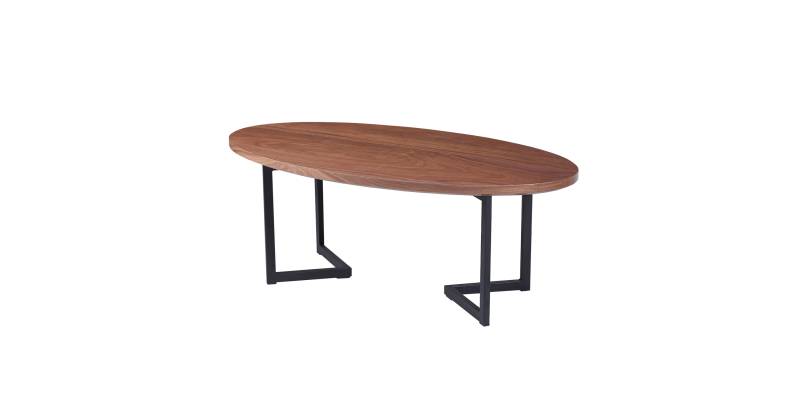 ΤΡΑΠΕΖΙ ΣΑΛΟΝΙΟΥ HM9468.02 MDF ME ΚΑΠΛΑΜΑ ΑΠΟ ΞΥΛΟ ΦΡΑΞΟΥ 120x60x45,5Yεκ.