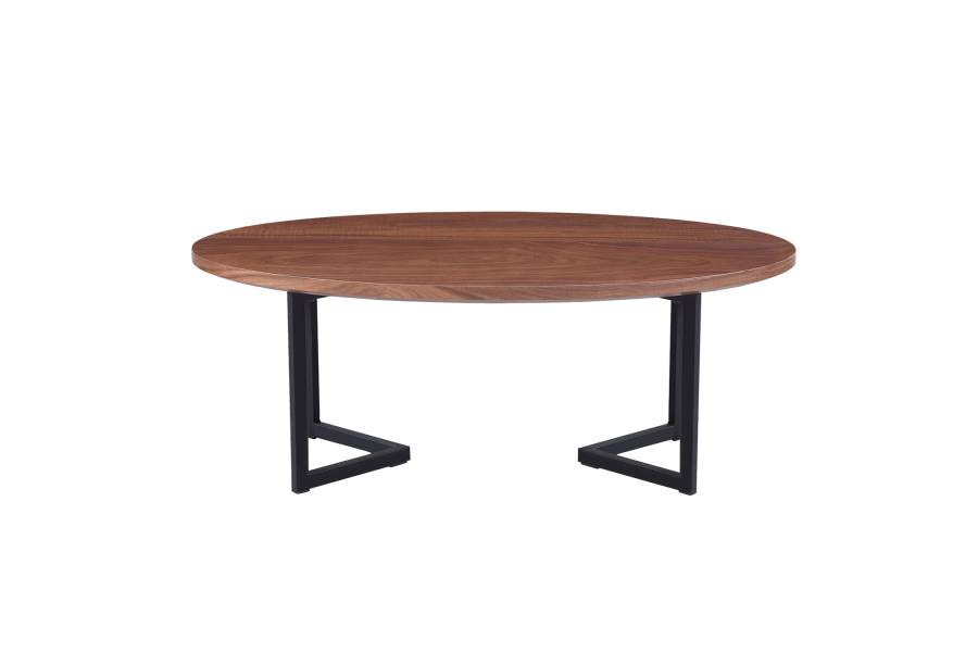 ΤΡΑΠΕΖΙ ΣΑΛΟΝΙΟΥ HM9468.02 MDF ME ΚΑΠΛΑΜΑ ΑΠΟ ΞΥΛΟ ΦΡΑΞΟΥ 120x60x45,5Yεκ.