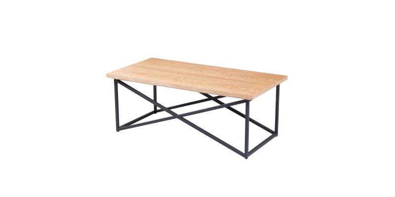ΤΡΑΠΕΖΙ ΣΑΛΟΝΙΟΥ HM9469.01 MDF ΜΕ ΚΑΠΛΑΜΑ ΞΥΛΟΥ ΣΕ ΦΥΣΙΚΟ&ΣΤΥΛ ΡΟΥΣΤΙΚ 120x60x45,5Yεκ.