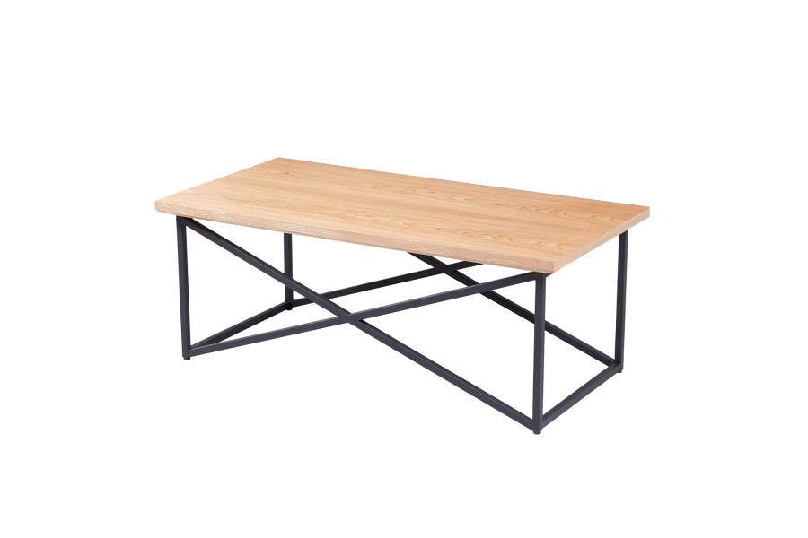 ΤΡΑΠΕΖΙ ΣΑΛΟΝΙΟΥ HM9469.01 MDF ΜΕ ΚΑΠΛΑΜΑ ΞΥΛΟΥ ΣΕ ΦΥΣΙΚΟ&ΣΤΥΛ ΡΟΥΣΤΙΚ 120x60x45,5Yεκ.