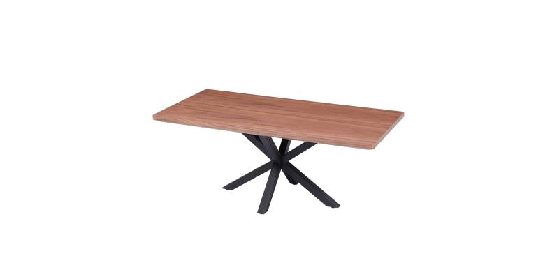 ΤΡΑΠΕΖΙ ΣΑΛΟΝΙΟΥ HM9470.02 MDF ΜΕ ΚΑΠΛΑΜΑ ΞΥΛΟΥ ΚΑΡΥΔΙΑΣ 120x60x45,5Υεκ.