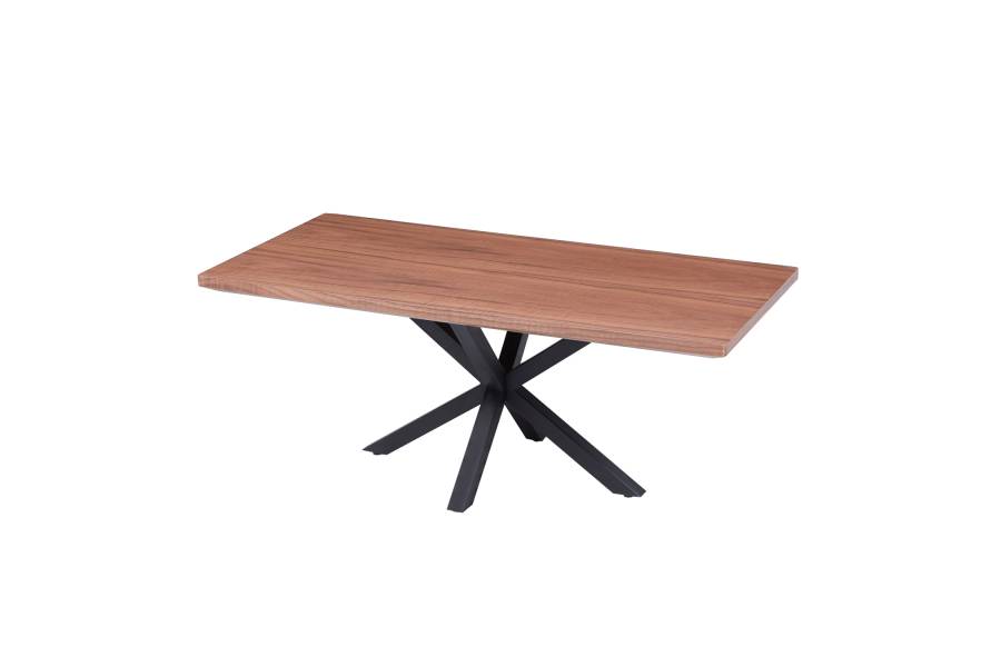ΤΡΑΠΕΖΙ ΣΑΛΟΝΙΟΥ HM9470.02 MDF ΜΕ ΚΑΠΛΑΜΑ ΞΥΛΟΥ ΚΑΡΥΔΙΑΣ 120x60x45,5Υεκ.