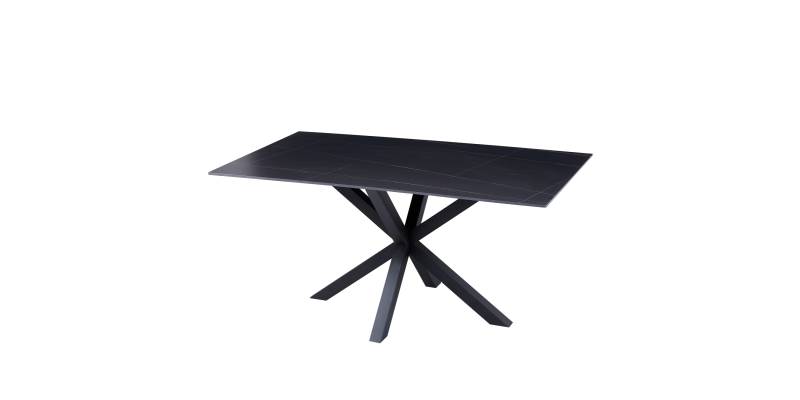 ΤΡΑΠΕΖΙ ΣΑΛΟΝΙΟΥ HM9470.04 BLACK MARBLE-ΜΑΥΡΗ ΜΕΤΑΛ.ΒΑΣΗ 120x60x45,5Yεκ.