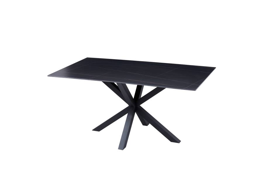 ΤΡΑΠΕΖΙ ΣΑΛΟΝΙΟΥ HM9470.04 BLACK MARBLE-ΜΑΥΡΗ ΜΕΤΑΛ.ΒΑΣΗ 120x60x45,5Yεκ.