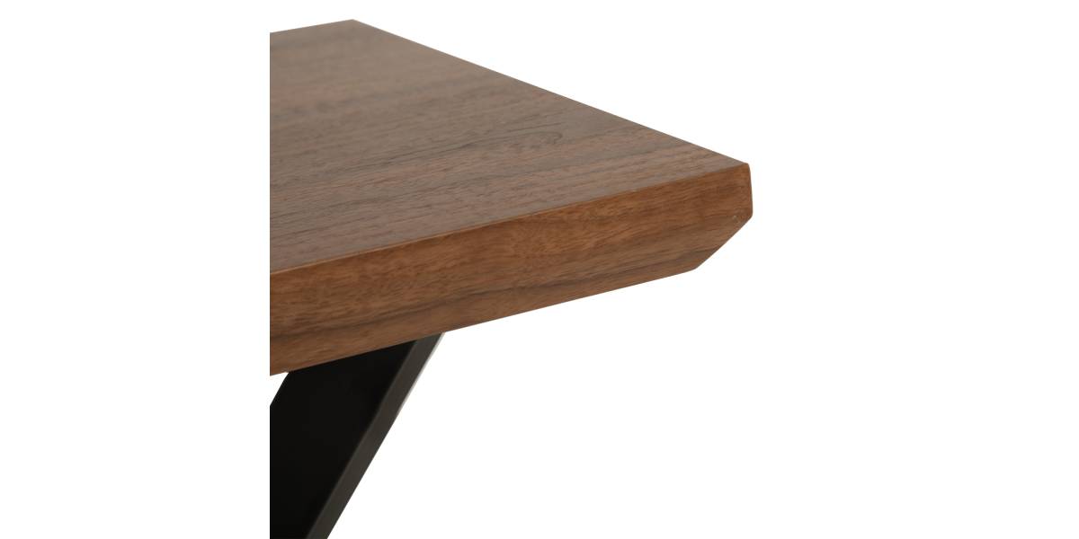 ΒΟΗΘΗΤΙΚΟ ΤΡΑΠΕΖΑΚΙ ΣΑΛΟΝΙΟΥ HM9471.02 MDF ΜΕ ΚΑΠΛΑΜΑ ΑΠΟ ΞΥΛΟ ΚΑΡΥΔΙΑΣ-ΜΕΤΑΛ.ΒΑΣΗ 50x50x58Υεκ.