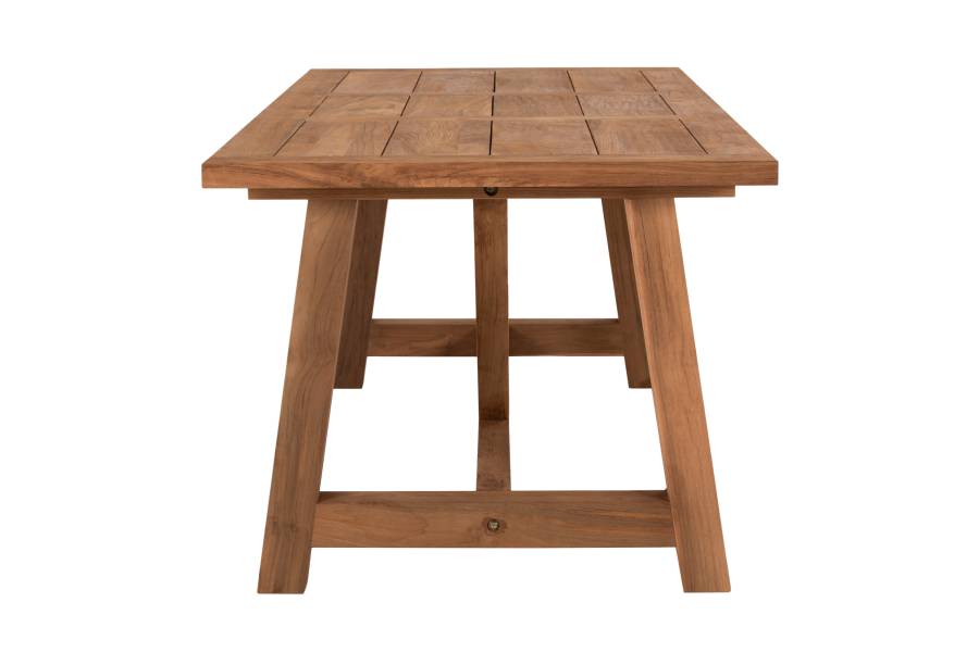 ΤΡΑΠΕΖΙ ΤΡΑΠΕΖΑΡΙΑΣ HM7922 PLUTON RECYCLED TEAK ΣΕ ΦΥΣΙΚΟ ΧΡΩΜΑ 200X100X75Yεκ.