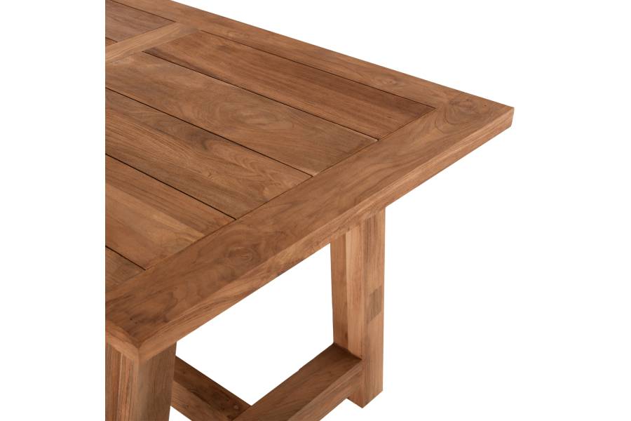 ΤΡΑΠΕΖΙ ΤΡΑΠΕΖΑΡΙΑΣ HM7922 PLUTON RECYCLED TEAK ΣΕ ΦΥΣΙΚΟ ΧΡΩΜΑ 200X100X75Yεκ.