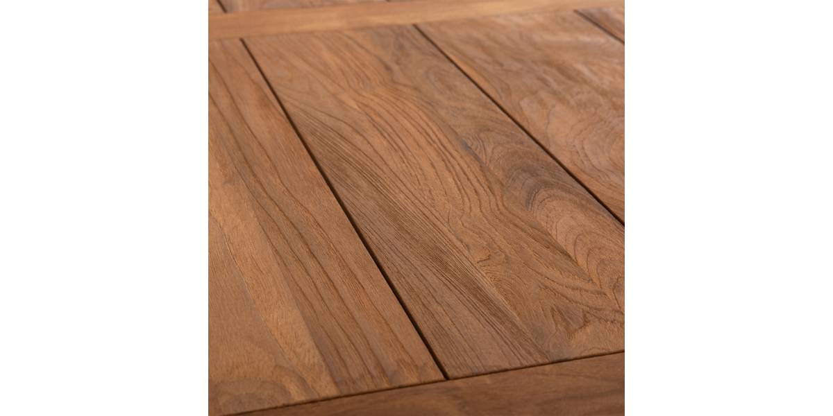 ΤΡΑΠΕΖΙ ΤΡΑΠΕΖΑΡΙΑΣ HM7922 PLUTON RECYCLED TEAK ΣΕ ΦΥΣΙΚΟ ΧΡΩΜΑ 200X100X75Yεκ.