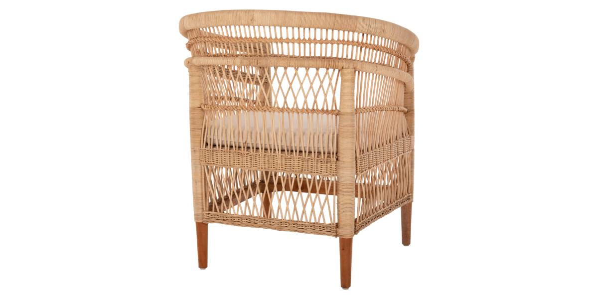 ΠΟΛΥΘΡΟΝΑ MALAWI HM9635.04 ΞΥΛΟ ΜΑΟΝΙ ΕΠΕΝΔΥΣΗ RATTAN ΛΕΥΚΟ ΜΑΞΙΛΑΡΙ ΚΑΘΙΣΜΑΤΟΣ 80x70x86Υεκ.