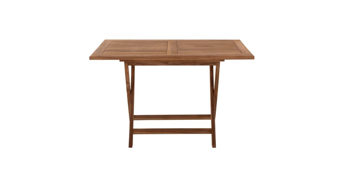ΤΡΑΠΕΖΙ ΤΡΑΠΕΖΑΡΙΑΣ KENDALL ΠΤΥΣΣΟΜΕΝΟ HM9542 TEAK ΣΕ ΦΥΣΙΚΟ ΧΡΩΜΑ 120x80x75Yεκ.