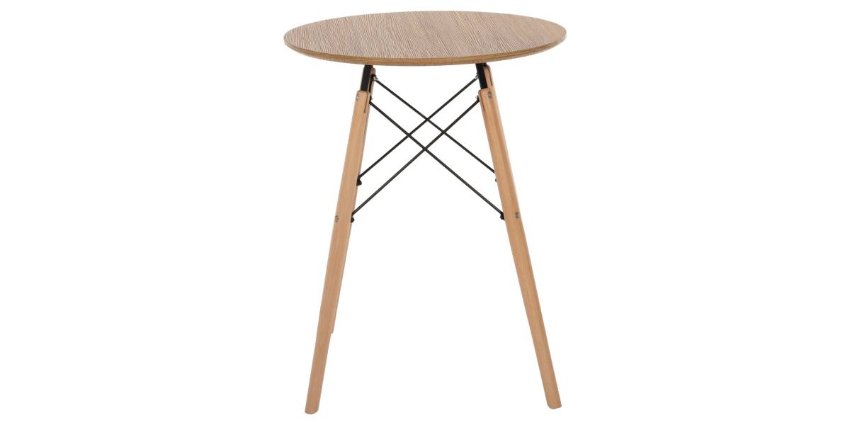 ΤΡΑΠΕΖΙ ΣΤΡΟΓΓΥΛΟ MINIMAL HM0060.04 ΦΥΣΙΚΟ ΧΡΩΜΑ MDF-ΠΟΔΙΑ ΟΞΙΑΣ ΣΕ ΦΥΣΙΚΟ ΧΡΩΜΑ Φ60Χ76Υεκ.