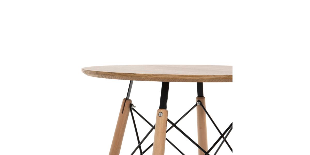 ΤΡΑΠΕΖΙ ΣΤΡΟΓΓΥΛΟ MINIMAL HM0060.04 ΦΥΣΙΚΟ ΧΡΩΜΑ MDF-ΠΟΔΙΑ ΟΞΙΑΣ ΣΕ ΦΥΣΙΚΟ ΧΡΩΜΑ Φ60Χ76Υεκ.