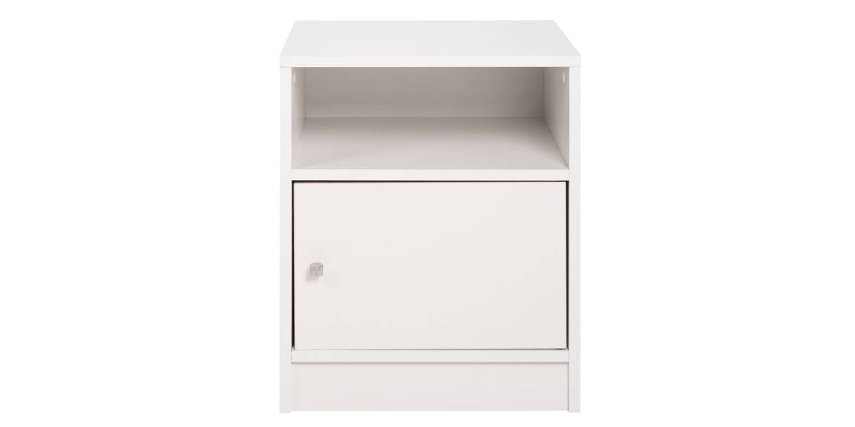 ΚΟΜΟΔΙΝΟ ΜΕΛΑΜΙΝΗΣ MALORY HM2205.05 ΛΕΥΚO 40x40x50Yεκ.