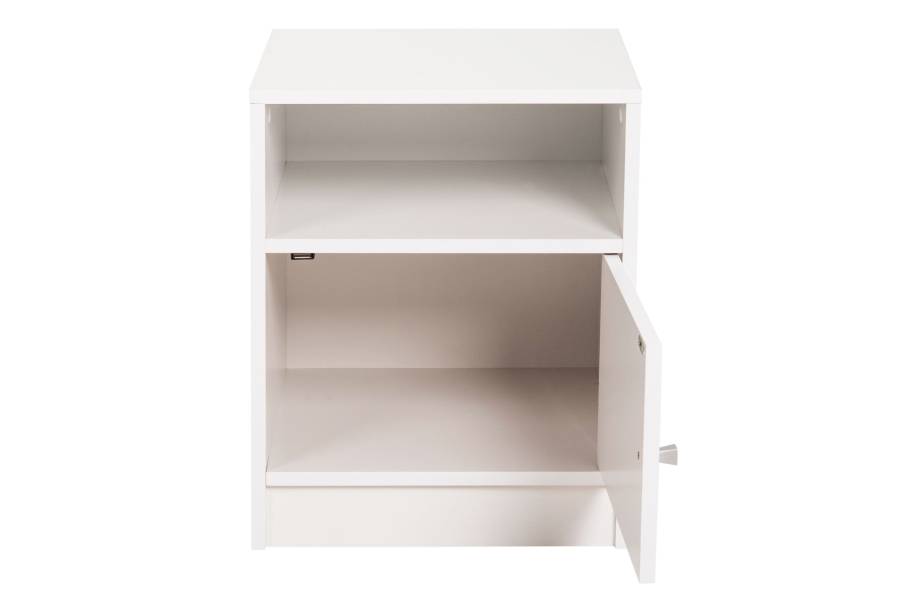 ΚΟΜΟΔΙΝΟ ΜΕΛΑΜΙΝΗΣ MALORY HM2205.05 ΛΕΥΚO 40x40x50Yεκ.