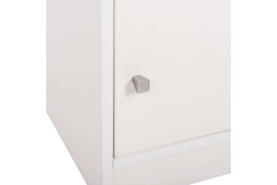ΚΟΜΟΔΙΝΟ ΜΕΛΑΜΙΝΗΣ MALORY HM2205.05 ΛΕΥΚO 40x40x50Yεκ.
