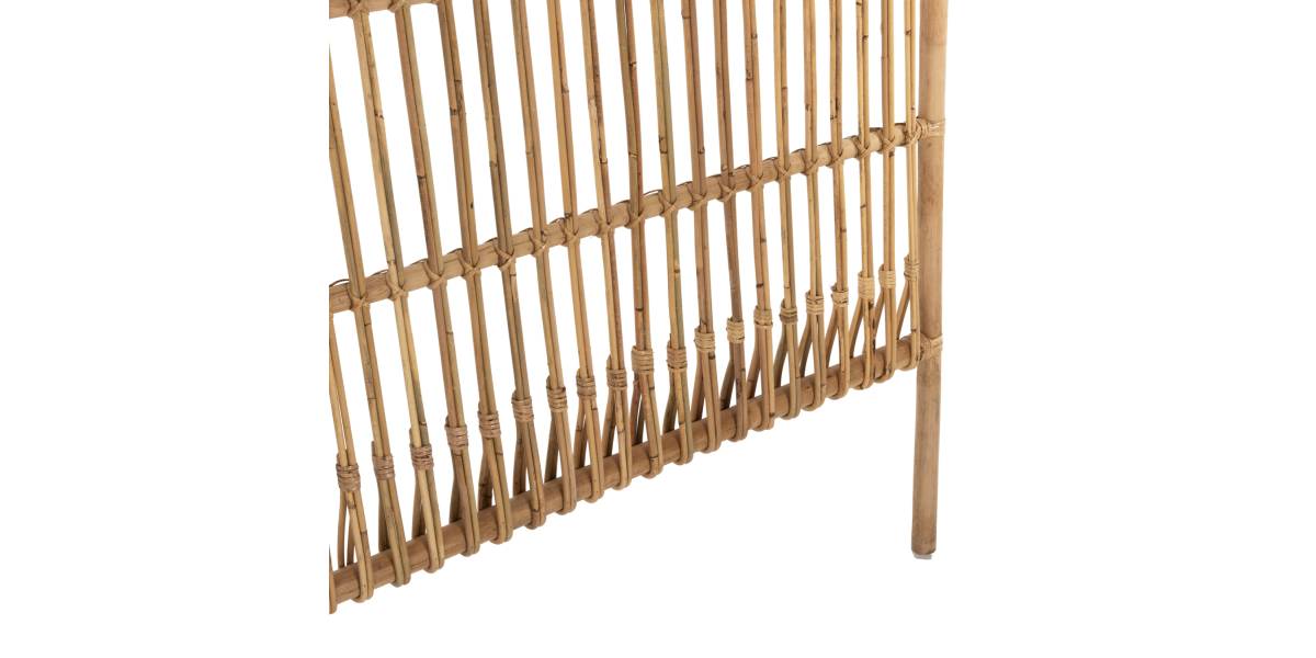 ΚΕΦΑΛΑΡΙ ΚΡΕΒΑΤΙΟΥ MERMA HM9549 ΣΕ ΦΥΣΙΚΟ ΧΡΩΜΑ RATTAN 165x5x121Yεκ.