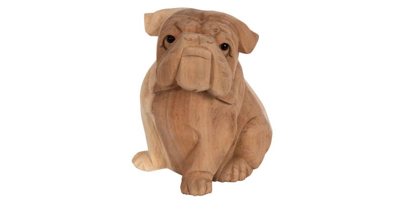 ΕΠΙΤΡΑΠΕΖΙΟ ΔΙΑΚΟΣΜΗΤΙΚΟ DOZER BULLDOG ΞΥΛΟ SUAR ΣΕ ΦΥΣΙΚΟ ΧΡΩΜΑ HM7925 18x14x20Y εκ.