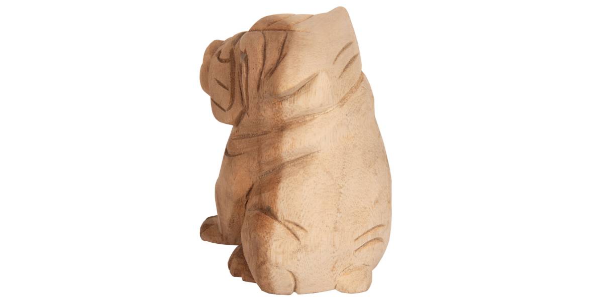 ΕΠΙΤΡΑΠΕΖΙΟ ΔΙΑΚΟΣΜΗΤΙΚΟ DOZER BULLDOG ΞΥΛΟ SUAR ΣΕ ΦΥΣΙΚΟ ΧΡΩΜΑ HM7923 9x8x12Y εκ.