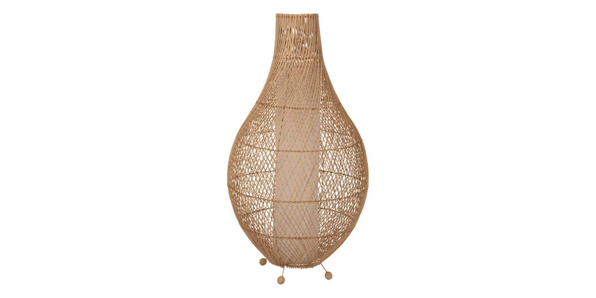 ΦΩΤΙΣΤΙΚΟ ΔΑΠΕΔΟΥ HM7835 RATTAN ΣΕ ΦΥΣΙΚΟ ΧΡΩΜΑ Φ55x101Υεκ.