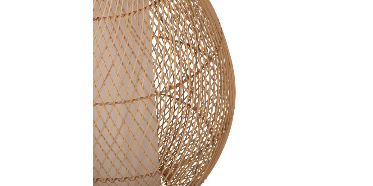 ΦΩΤΙΣΤΙΚΟ ΔΑΠΕΔΟΥ HM7835 RATTAN ΣΕ ΦΥΣΙΚΟ ΧΡΩΜΑ Φ55x101Υεκ.