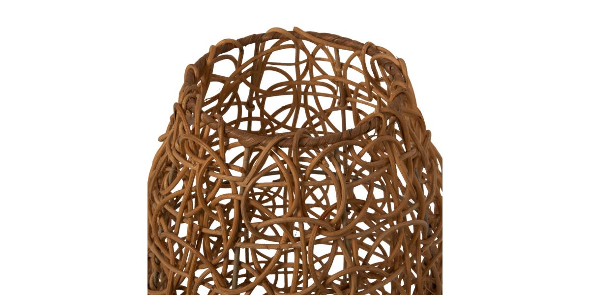ΦΩΤΙΣΤΙΚΟ ΔΑΠΕΔΟΥ HM7877 RATTAN ΣΕ ΦΥΣΙΚΟ ΧΡΩΜΑ Φ24x62Yεκ.
