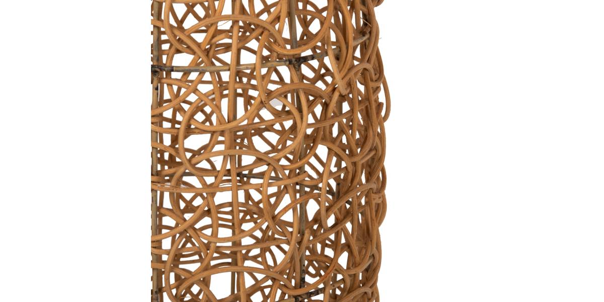 ΦΩΤΙΣΤΙΚΟ ΔΑΠΕΔΟΥ HM7877 RATTAN ΣΕ ΦΥΣΙΚΟ ΧΡΩΜΑ Φ24x62Yεκ.