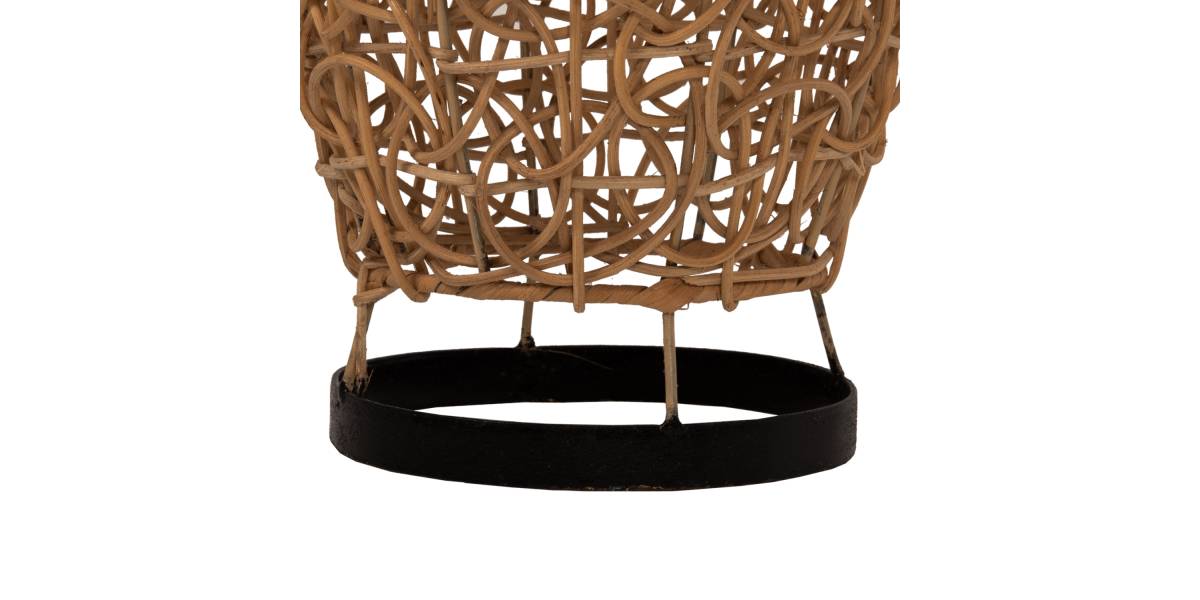 ΦΩΤΙΣΤΙΚΟ ΔΑΠΕΔΟΥ HM7877 RATTAN ΣΕ ΦΥΣΙΚΟ ΧΡΩΜΑ Φ24x62Yεκ.