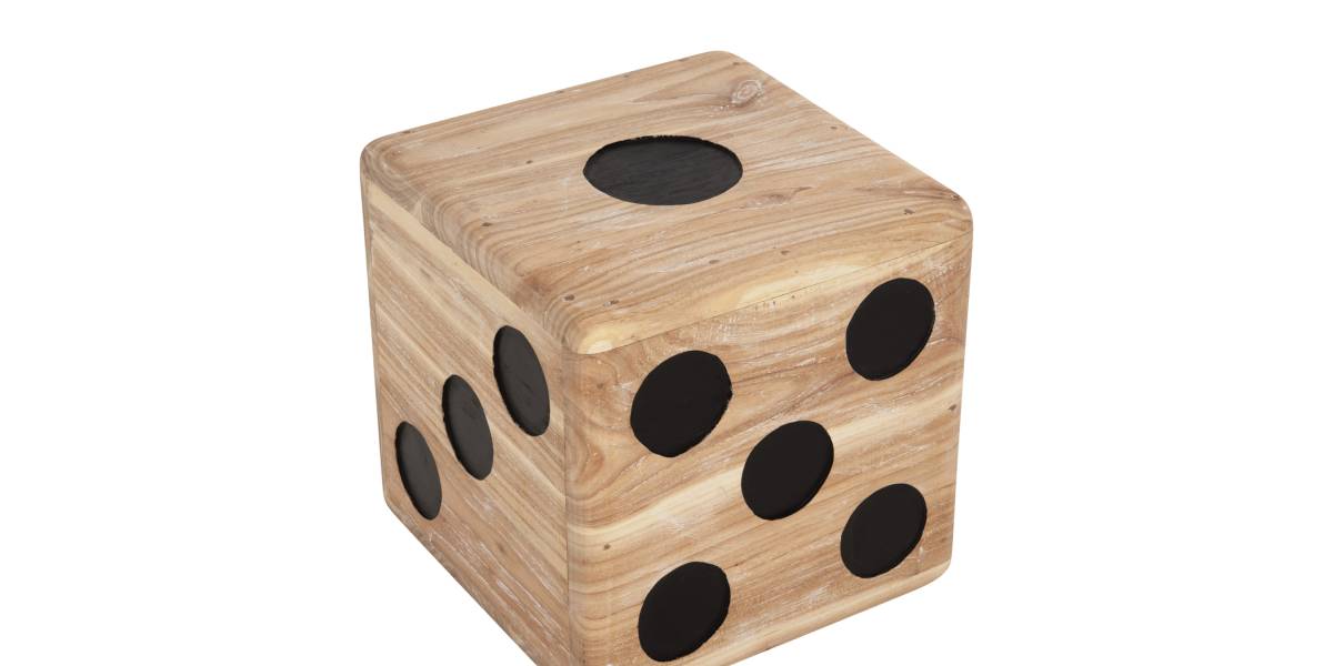 ΣΚΑΜΠΟ ΖΑΡΙ HM7898 ΞΥΛΟ ΤΕΑΚ ΣΕ WHITE WASH ΧΡΩΜΑ 40x40x40 εκ.