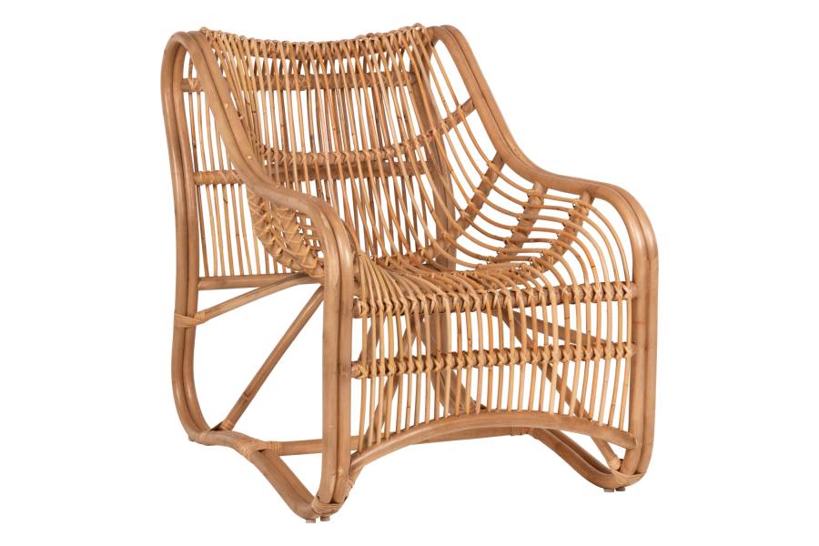 ΠΟΛΥΘΡΟΝΑ ΑΠΟ RATTAN HM5995 ΣΕ ΦΥΣΙΚΗ ΑΠΟΧΡΩΣΗ 71x85x86Υ εκ.