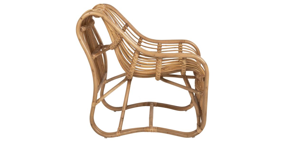 ΠΟΛΥΘΡΟΝΑ ΑΠΟ RATTAN HM5995 ΣΕ ΦΥΣΙΚΗ ΑΠΟΧΡΩΣΗ 71x85x86Υ εκ.