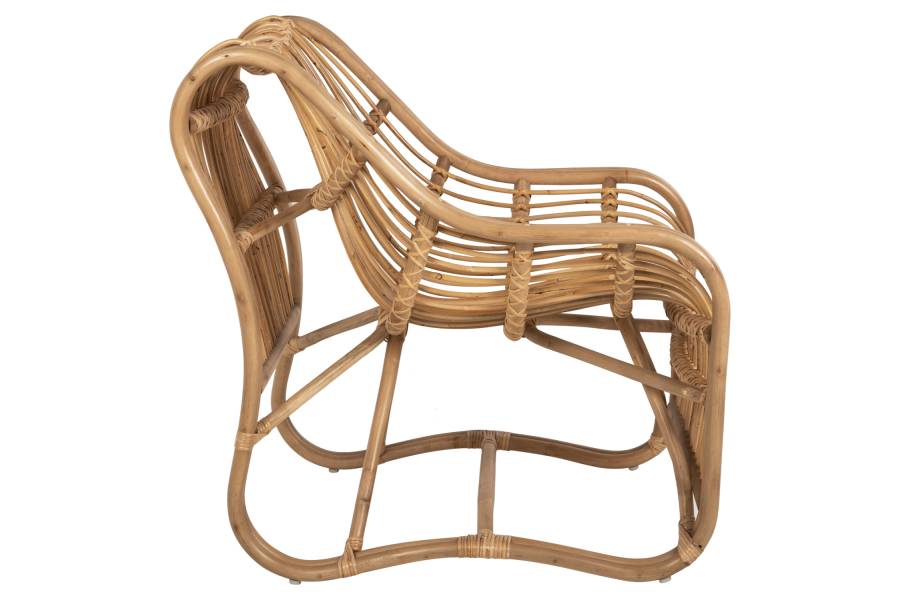 ΠΟΛΥΘΡΟΝΑ ΑΠΟ RATTAN HM5995 ΣΕ ΦΥΣΙΚΗ ΑΠΟΧΡΩΣΗ 71x85x86Υ εκ.