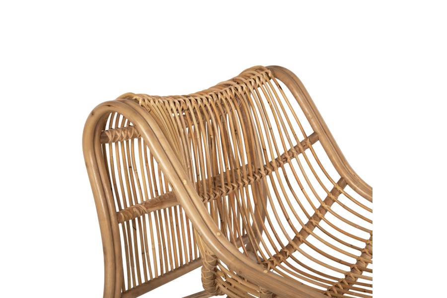 ΠΟΛΥΘΡΟΝΑ ΑΠΟ RATTAN HM5995 ΣΕ ΦΥΣΙΚΗ ΑΠΟΧΡΩΣΗ 71x85x86Υ εκ.