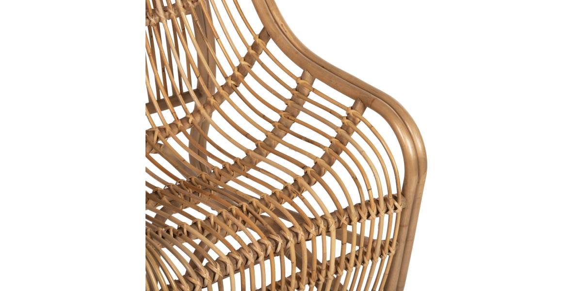 ΠΟΛΥΘΡΟΝΑ ΑΠΟ RATTAN HM5995 ΣΕ ΦΥΣΙΚΗ ΑΠΟΧΡΩΣΗ 71x85x86Υ εκ.