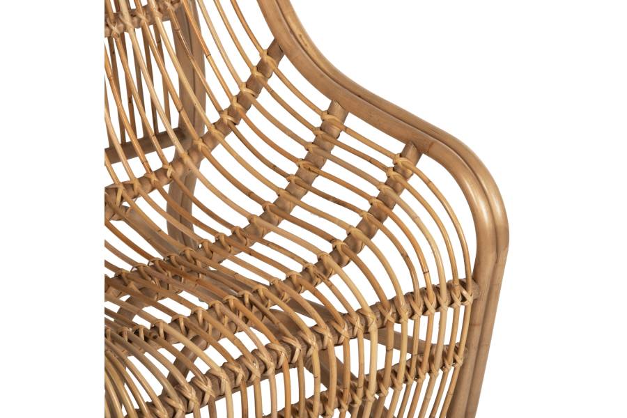 ΠΟΛΥΘΡΟΝΑ ΑΠΟ RATTAN HM5995 ΣΕ ΦΥΣΙΚΗ ΑΠΟΧΡΩΣΗ 71x85x86Υ εκ.
