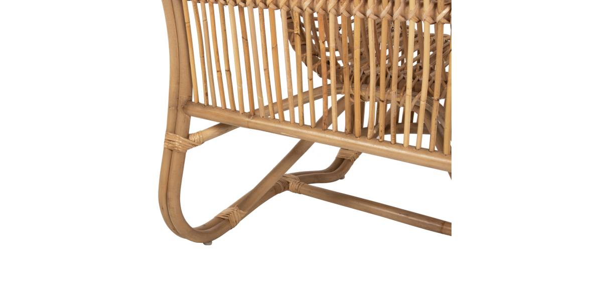 ΠΟΛΥΘΡΟΝΑ ΑΠΟ RATTAN HM5995 ΣΕ ΦΥΣΙΚΗ ΑΠΟΧΡΩΣΗ 71x85x86Υ εκ.