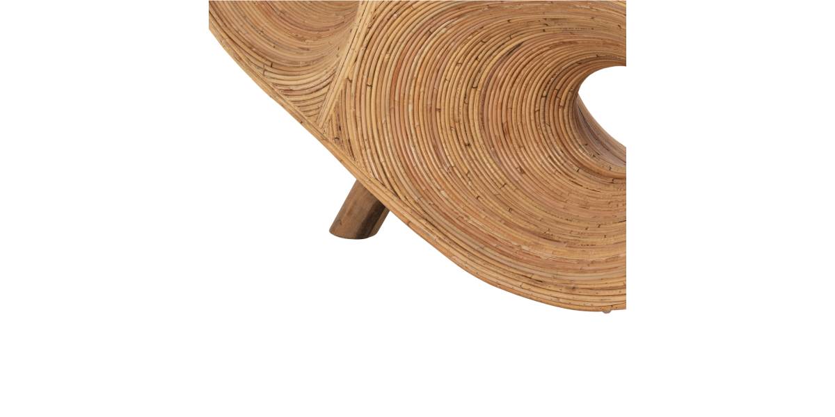ΠΟΛΥΘΡΟΝΑ CURVY LOUNGE HM9645.01 ΑΠΟ RATTAN ΣΕ ΦΥΣΙΚΗ ΑΠΟΧΡΩΣΗ 63x128x97Y εκ.