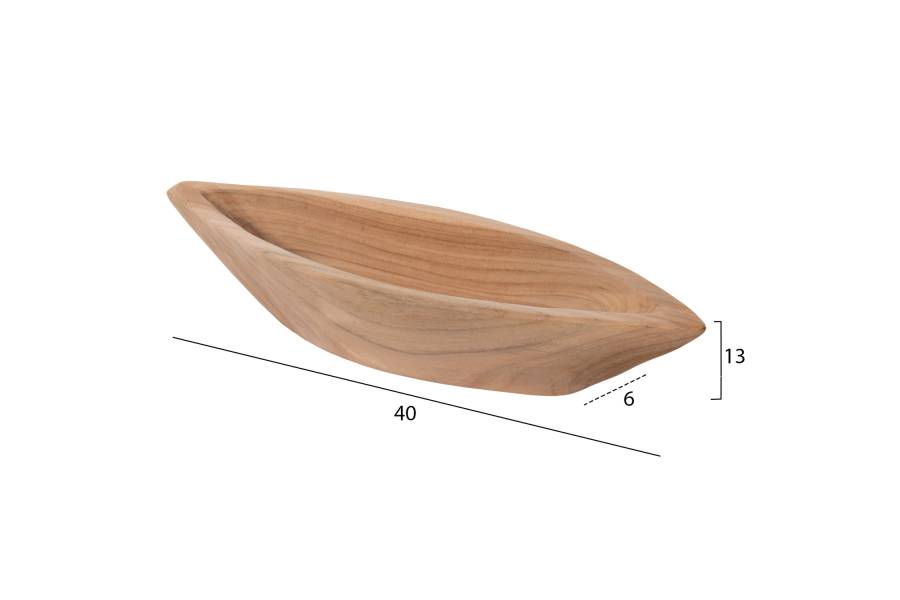 ΕΠΙΤΡΑΠΕΖΙΟ ΔΙΑΚΟΣΜΗΤΙΚΟ ΔΟΧΕΙΟ HM9633 ΞΥΛΟ ΤΕΑΚ 40x6x13Υεκ.