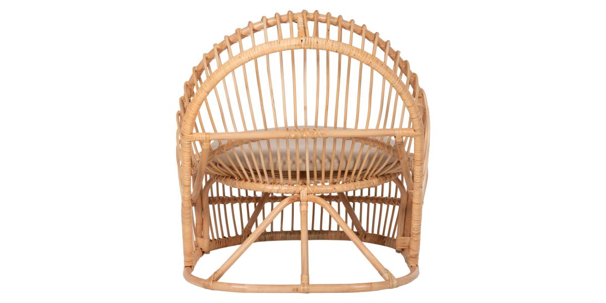 ΠΟΛΥΘΡΟΝΑ ENTROPY HM9840.01 RATTAN ΦΥΣΙΚΟ ΜΕ ΕΚΡΟΥ ΜΑΞΙΛΑΡΙ 80x97x85Υεκ.