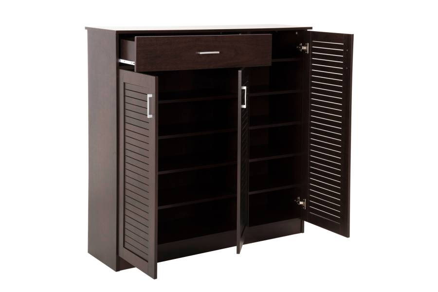 ΠΑΠΟΥΤΣΟΘΗΚΗ-ΝΤΟΥΛΑΠΑ PROΒY HM9607.01 ΜΕΛΑΜΙΝΗ WENGE 120x37,5x121,5Υεκ.