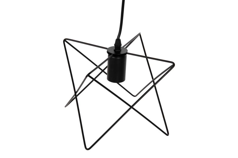 ΦΩΤΙΣΤΙΚΟ ΟΡΟΦΗΣ ΚΡΕΜΑΣΤΟ HM4075 ΜΑΥΡΟ ΜΕΤΑΛΛΙΚΟ ΚΑΠΕΛΟ 18x17x120Υεκ.