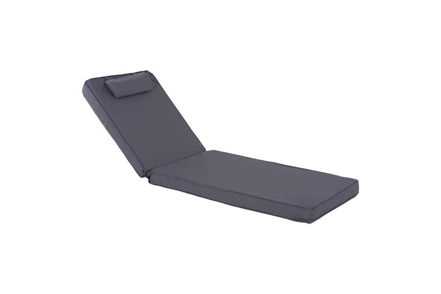 ΜΑΞΙΛΑΡΙ ΞΑΠΛΩΣΤΡΑΣ TEXTILENE 600gr SIFNOS ΓΚΡΙ HM11236.30T 196(117+1+78)x58x9εκ.