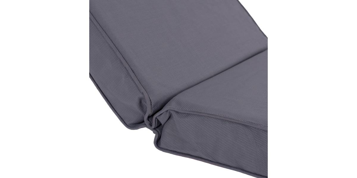 ΜΑΞΙΛΑΡΙ ΞΑΠΛΩΣΤΡΑΣ TEXTILENE 600gr SIFNOS ΓΚΡΙ HM11236.30T 196(117+1+78)x58x9εκ.