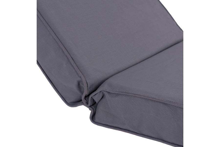 ΜΑΞΙΛΑΡΙ ΞΑΠΛΩΣΤΡΑΣ TEXTILENE 600gr SIFNOS ΓΚΡΙ HM11236.30T 196(117+1+78)x58x9εκ.