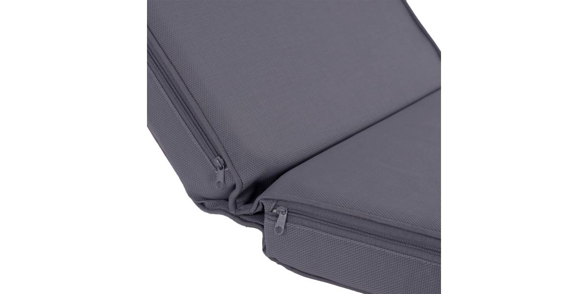 ΜΑΞΙΛΑΡΙ ΞΑΠΛΩΣΤΡΑΣ TEXTILENE 600gr SIFNOS ΓΚΡΙ HM11236.30T 196(117+1+78)x58x9εκ.