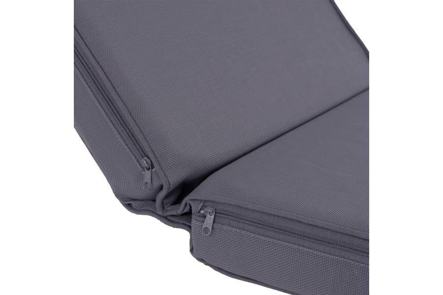 ΜΑΞΙΛΑΡΙ ΞΑΠΛΩΣΤΡΑΣ TEXTILENE 600gr SIFNOS ΓΚΡΙ HM11236.30T 196(117+1+78)x58x9εκ.