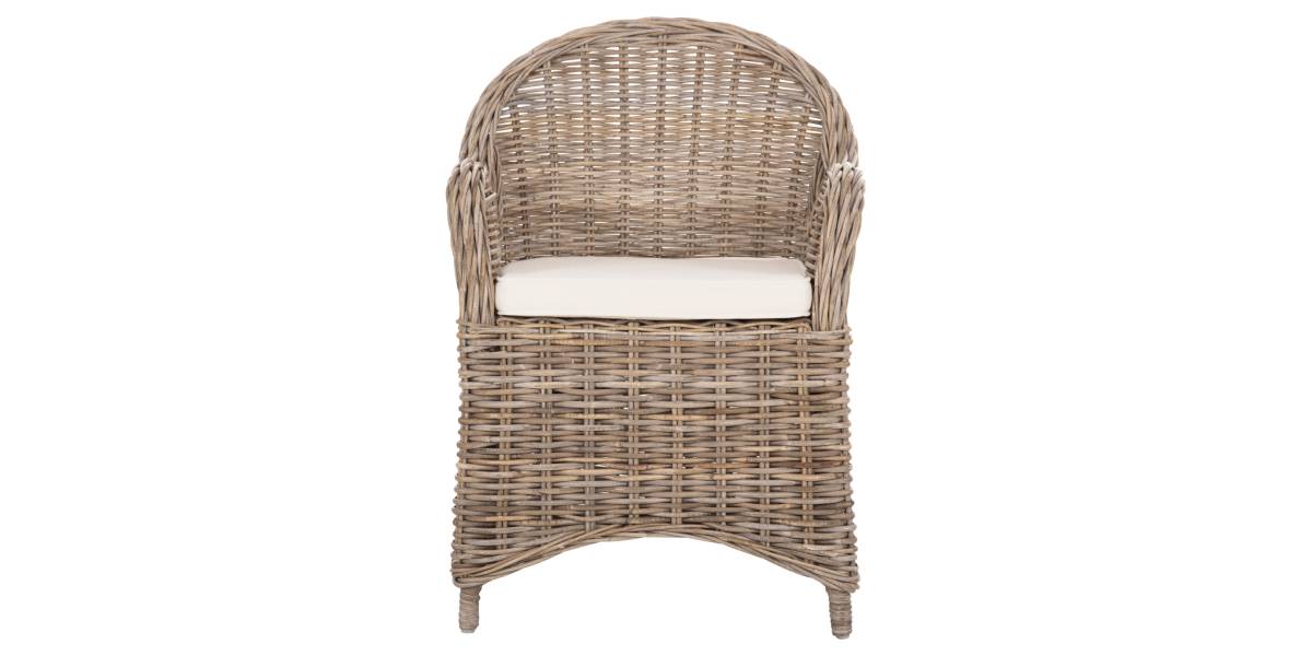 ΠΟΛΥΘΡΟΝΑ ΜΕ ΕΚΡΟΥ ΜΑΞΙΛΑΡΙ KEYLA HM9536 ΚΑΦΕ RATTAN 63x65x87Υεκ.