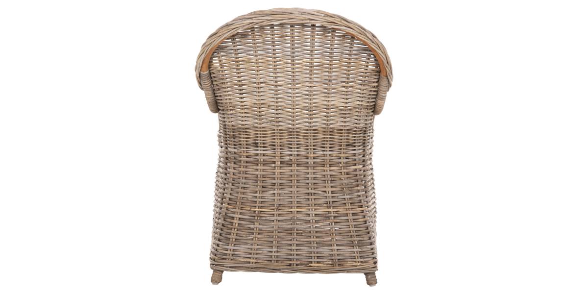 ΠΟΛΥΘΡΟΝΑ ΜΕ ΕΚΡΟΥ ΜΑΞΙΛΑΡΙ KEYLA HM9536 ΚΑΦΕ RATTAN 63x65x87Υεκ.