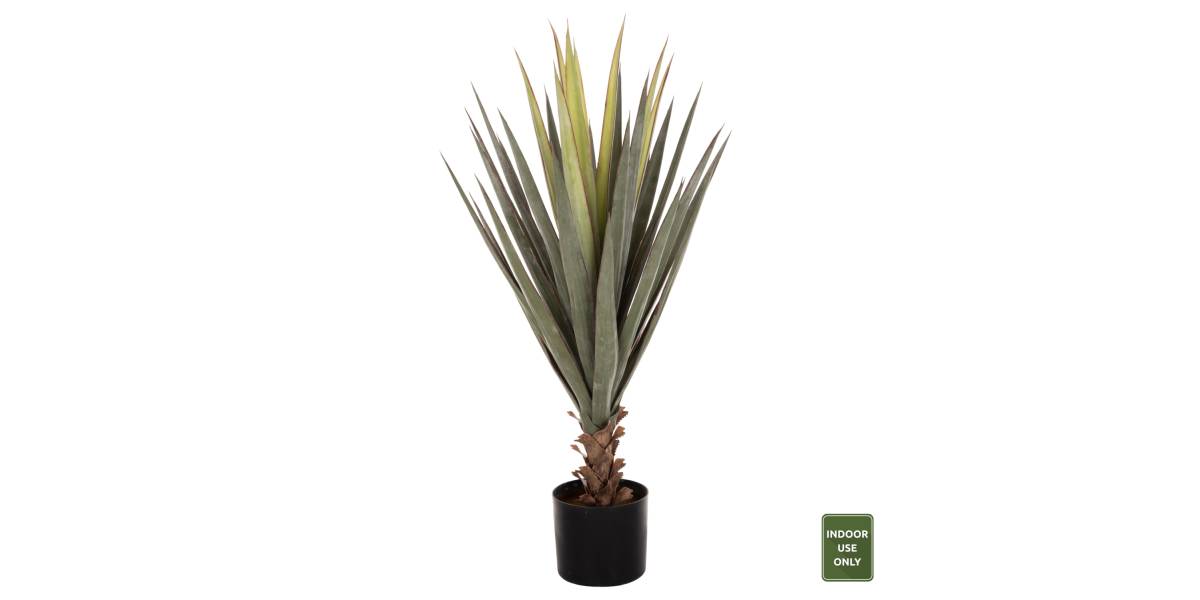 ΔΙΑΚΟΣΜΗΤΙΚΟ ΣΥΝΘΕΤΙΚΟ ΦΥΤΟ HM7986 SISAL AGAVE ΣΕ ΓΛΑΣΤΡΑ Φ15,5x14,5-96Υεκ.