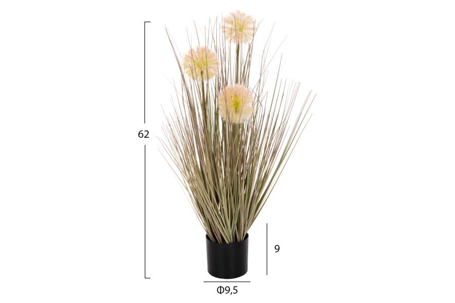 ΔΙΑΚΟΣΜΗΤΙΚΟ ΣΥΝΘΕΤΙΚΟ ΦΥΤΟ HM4016 DANDELION/GRASS ΣΕ ΓΛΑΣΤΡΑ Φ9,5x9-62Υεκ.